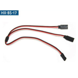 HX BS 17 300  futaba straight Y lead wire 22AWG